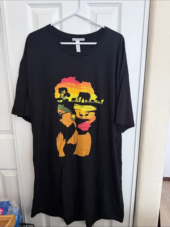 Bella Canvas Tops - Soul Sista's Boutique Black Cotton Tee - 2XL